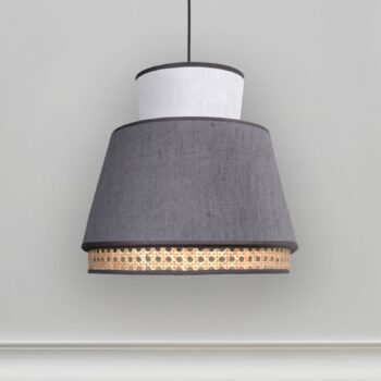 MARKET SET Singapur XM závesné svietidlo antracitové/biele