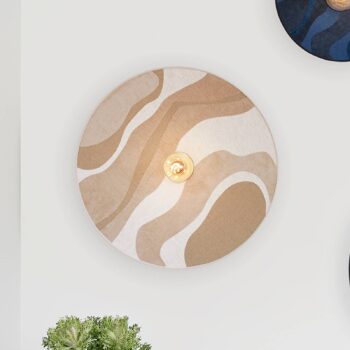 MARKET SET Sonia Laudet Nástenný Ø60cm malachit piesok