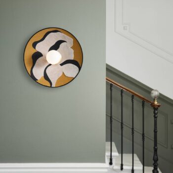 MARKET SET Sonia Laudet nástenné svetlo Ø 40 cm kari