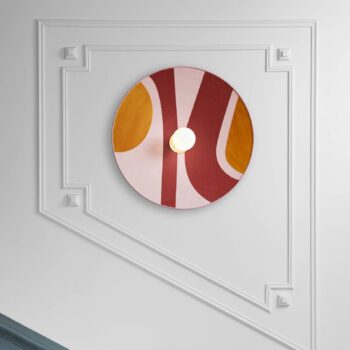 MARKET SET Sonia Laudet nástenné svetlo Ø 60 cm ružová