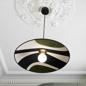 MARKET SET Sonia Laudet závesné svietidlo, Ø 80 cm, breza