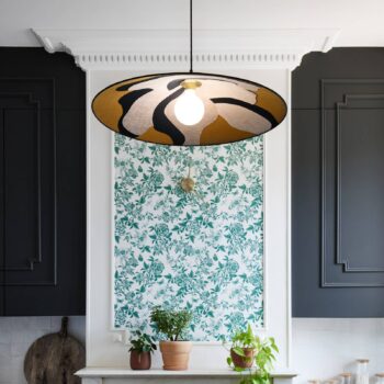 MARKET SET Sonia Laudet závesné svietidlo, Ø 80 cm, farba kari