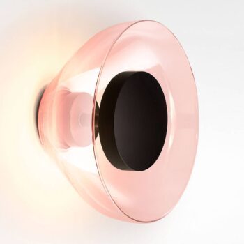 MARSET Aura LED nástenné svetlo, Ø 18 cm, meď