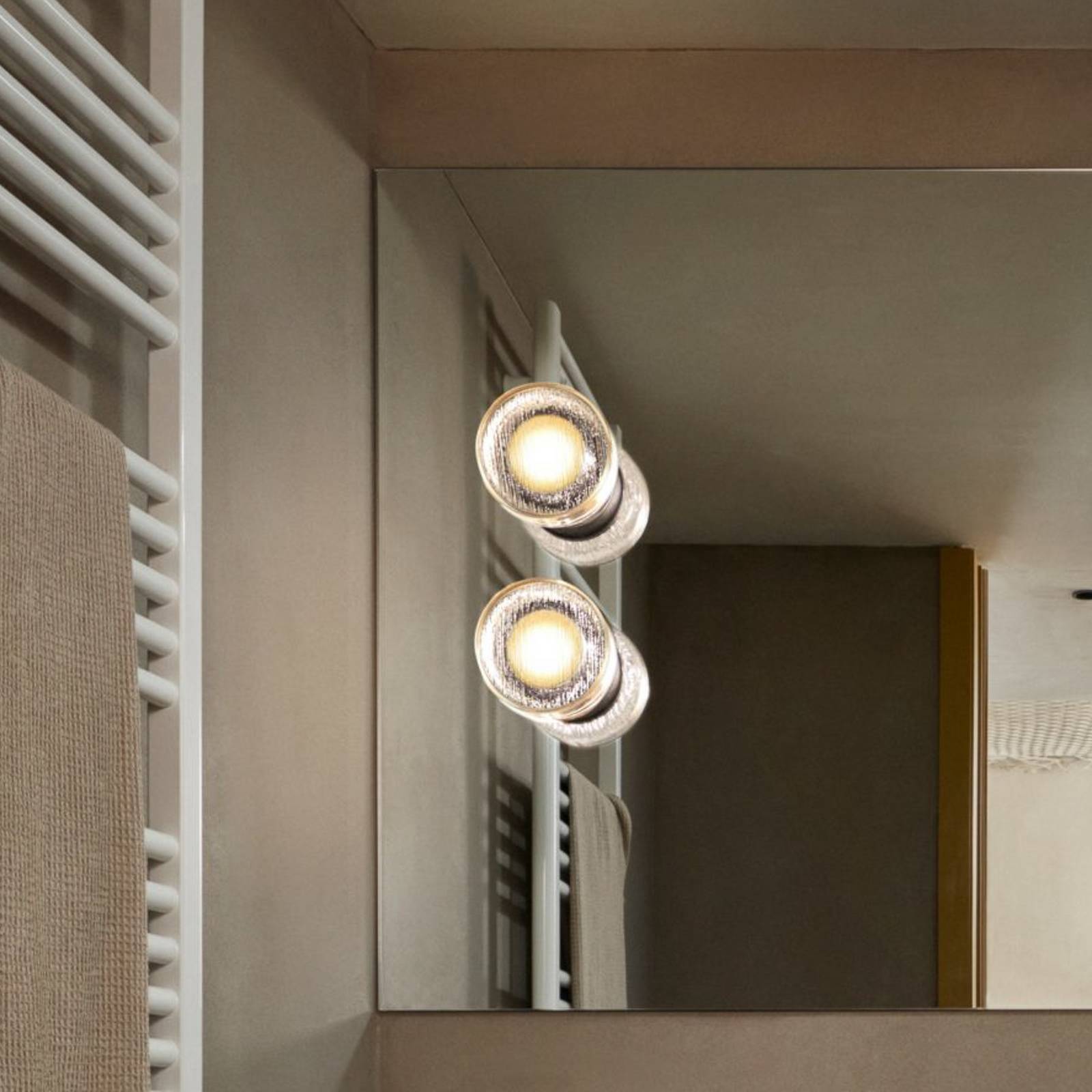 MARSET LED vonkajšie nástenné svietidlo ROC, biele, 14 cm, IP65, TRIAC MARSET LED vonkajšie nástenné svietidlo ROC, biele, 14 cm, IP65, TRIAC