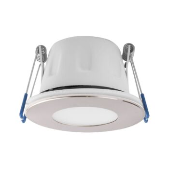 MEGAMAN LED vstavané bodové svietidlo Tego Slim, 10 ks, 4 000 K, nikel