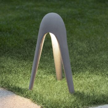 Martinelli Luce Cyborg chodníkové LED, sivé