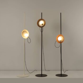 Milan Drôtová stojacia lampa Ø 24 cm medená metalická/antracitová