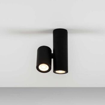 Milan Kronn stropné bodové svetlo 2-pl., čierna
