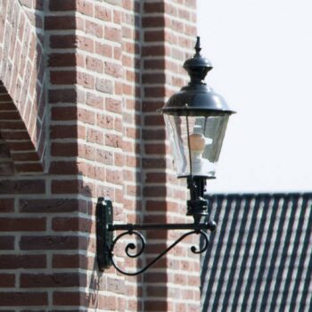 NOTARIS L - Vonkajšie nástenné svietidlo, čierne