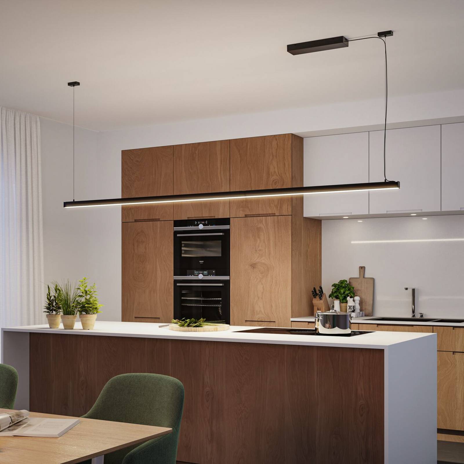 Napájací kábel Paulmann Linion, čierny, dĺžka 175 cm, textilný Napájací kábel Paulmann Linion, čierny, dĺžka 175 cm, textilný