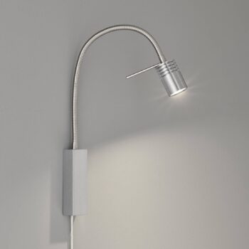 Nástenné LED River ohybné rameno kov ryhované