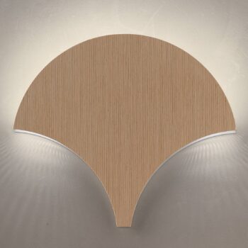 Nástenné LED svietidlo Palm svetlý dub