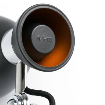 Nástenné retro svietidlo s vypínačom, čierne