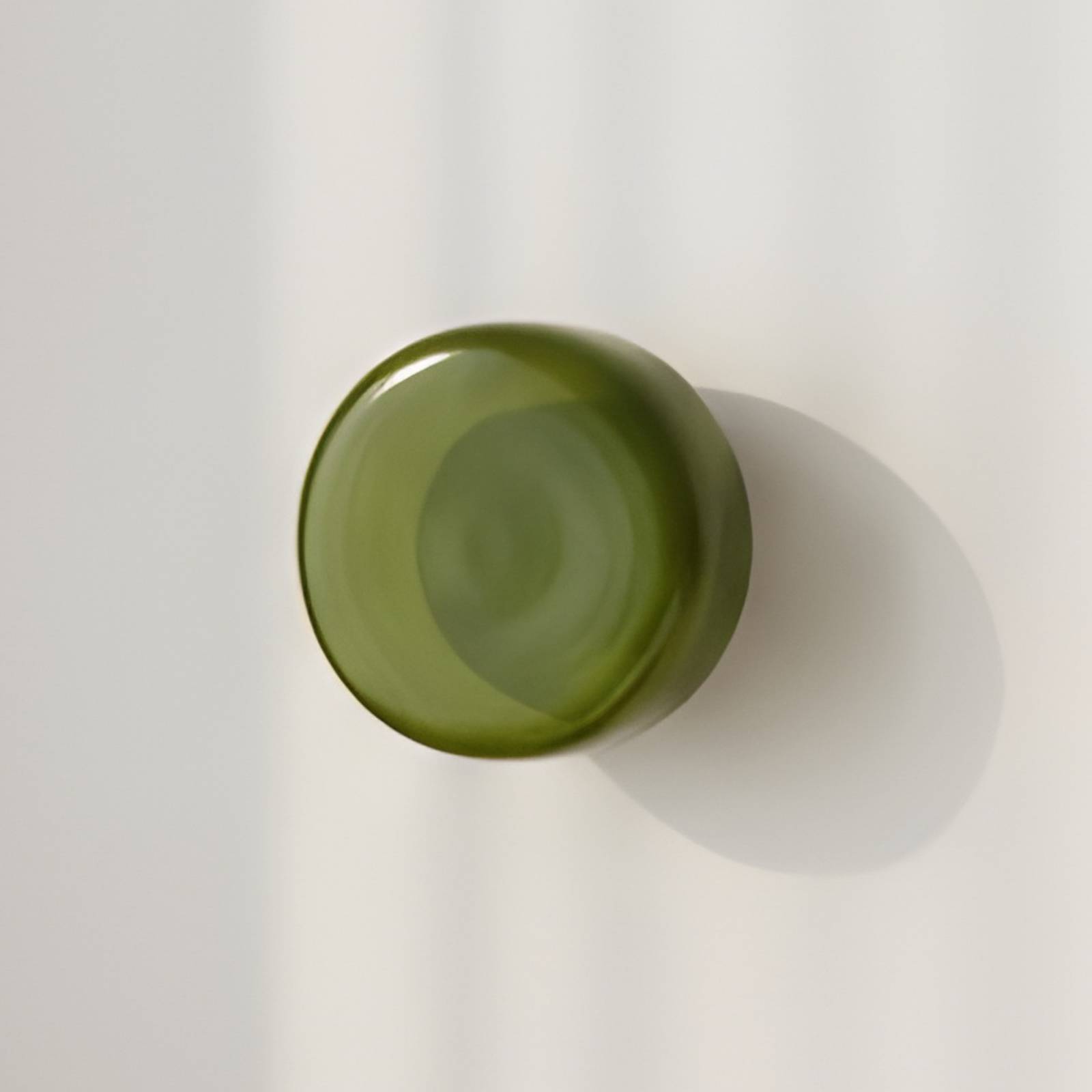 Nástenné svetlo BonBon, zelená, Ø 16 cm, sklo Nástenné svetlo BonBon, zelená, Ø 16 cm, sklo