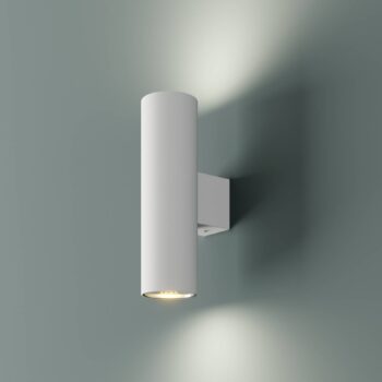 Nástenné svetlo Marion, 2-plameňové, biele