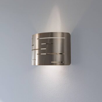 Nástenné svetlo Oisin, zlaté, kov, výška 22 cm, E27