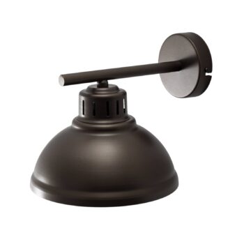 Nástenné svetlo Sven, titánovo-zlatá farba, Ø 21 cm, oceľ