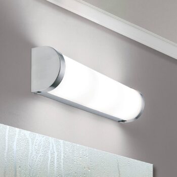 Nástenné svetlo Tea 41 cm nikel