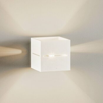 Nástenné svetlo Top up/down, biely korpus