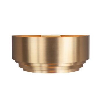 Nástenné svietidlo Elena, mosadz, šírka 30 cm, hliník, E14