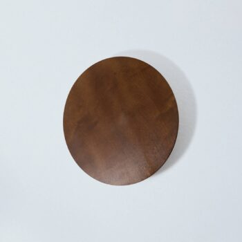 Nástenné svietidlo Envostar Rito, orech, Ø 40 cm