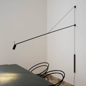 Nástenné svietidlo LED Nemo Swan s držiakom, stmievateľné