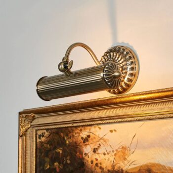 Nástenné svietidlo Lindby Joely, 25 cm, mosadz, kov, E14