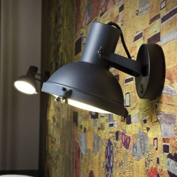 Nástenné svietidlo Nemo Projecteur 165, polnočná modrá