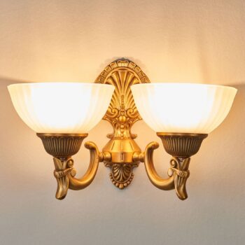 Nástenné svietidlo Noam v bronzovej 2-pl.