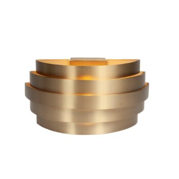 Nástenné svietidlo Scudo, mosadz, šírka 25 cm, hliník, G9