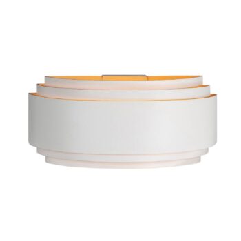 Nástenné svietidlo Sofia, biele, šírka 30 cm, hliník, E14