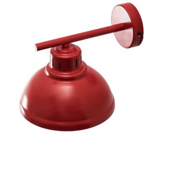 Nástenné svietidlo Sven, 1 svetlo, červené, oceľ, E27