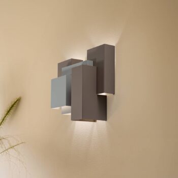 Nástenné svietidlo Wall, béžová farba, 5 x G9, oceľ