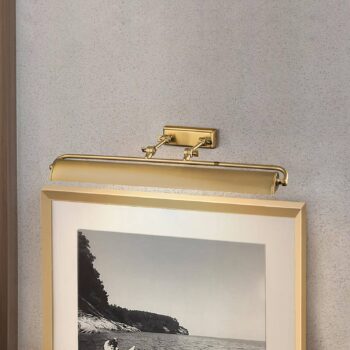 Nástenné svietidlo Winchfield, šírka 70 cm, mosadz/mosadz