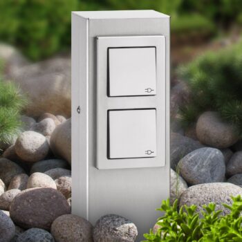 Nerezová zásuvková lišta 021, 4-násobná