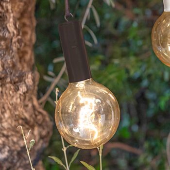 Newgarden Edy G125 vonkajšie závesné LED, čierna