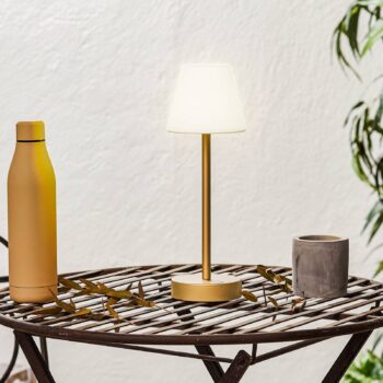 Newgarden Lola Slim LED lampa batéria, mosadz