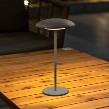 Newgarden Sardinia LED dobíjacia lampa IP44 antracitová 30