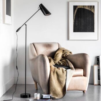 Northern Birdy – stojaca lampa v čiernej
