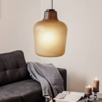 Northern Say my name závesná lampa sivá matná