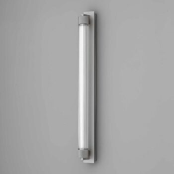 OLEV LED nástenné svetlo CHARMER, titán, kov/sklo, 2 700 K IP44