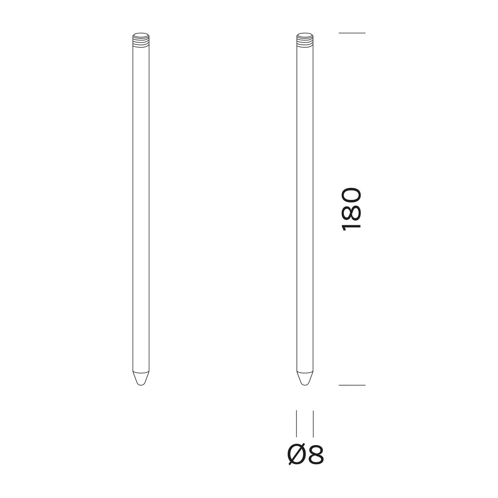 OLEV zemný kolík pre Pepito, dva kusy, hliník OLEV zemný kolík pre Pepito, dva kusy, hliník
