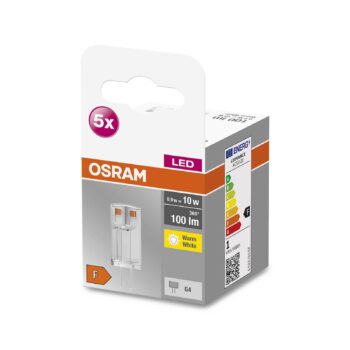 OSRAM Base PIN LED pätica G4 0,9 W 100 lm 5 ks