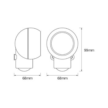 OSRAM LED nástenné svetlo SPYLUX, biele, senzor, batéria, mobilné