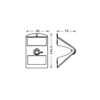 OSRAM LED solárne nástenné svetlo ENDURA FLOOD BUTTERFLY 1,5 W senzor