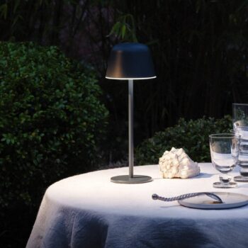 OSRAM LED stolová lampa na batérie ENDURA STYLE grafitová 30 cm IP44 CCT