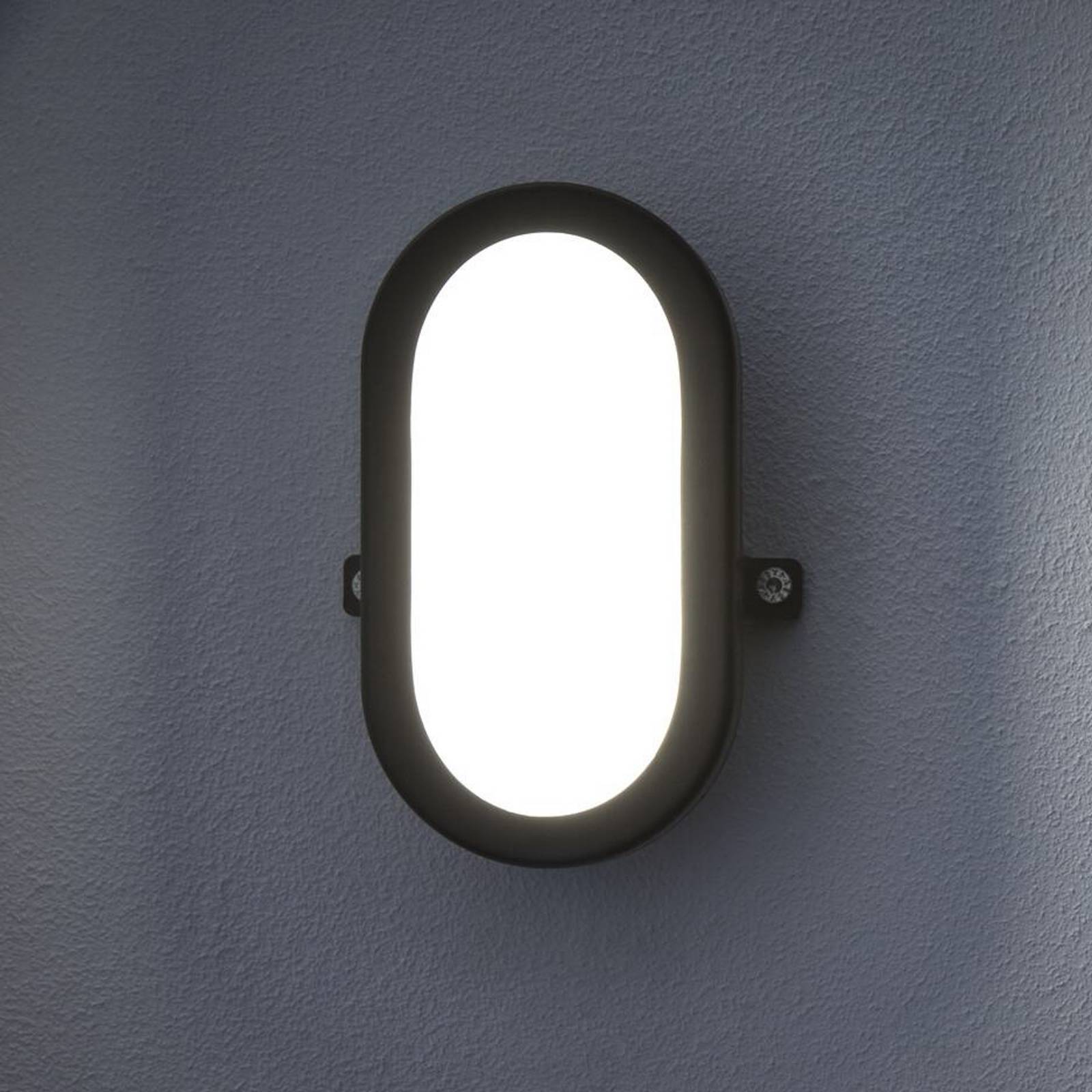 OSRAM LED vonkajšie nástenné svietidlo BULKHEAD čierna 6 W plast IP54 OSRAM LED vonkajšie nástenné svietidlo BULKHEAD čierna 6 W plast IP54