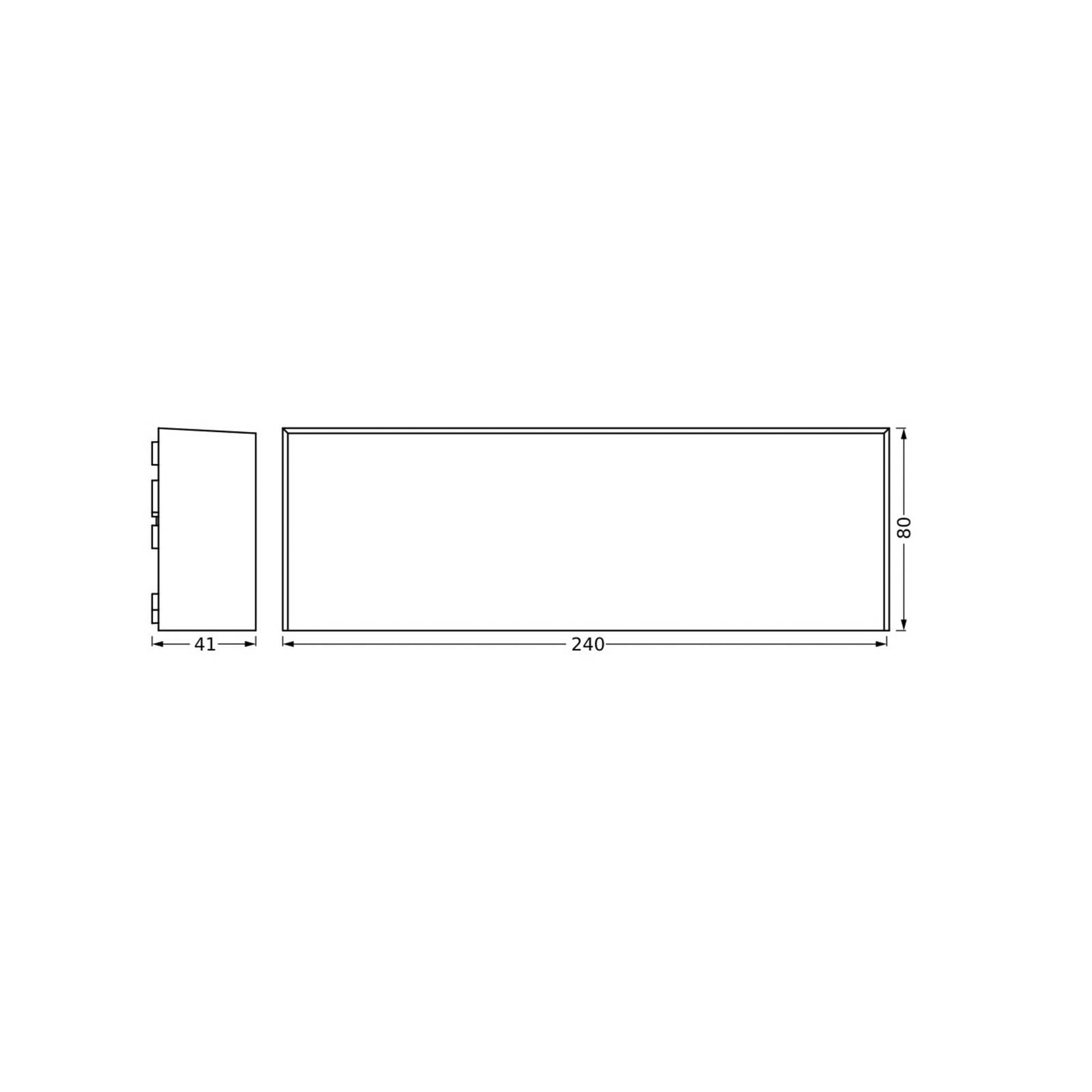 OSRAM LED vonkajšie nástenné svietidlo ENDURA STYLE IVO, tmavošedé IP65 OSRAM LED vonkajšie nástenné svietidlo ENDURA STYLE IVO, tmavošedé IP65