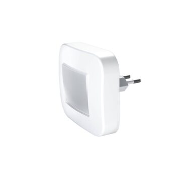 OSRAM LED zásuvkové nocne svetlo LUNETTA HALL biele plastové