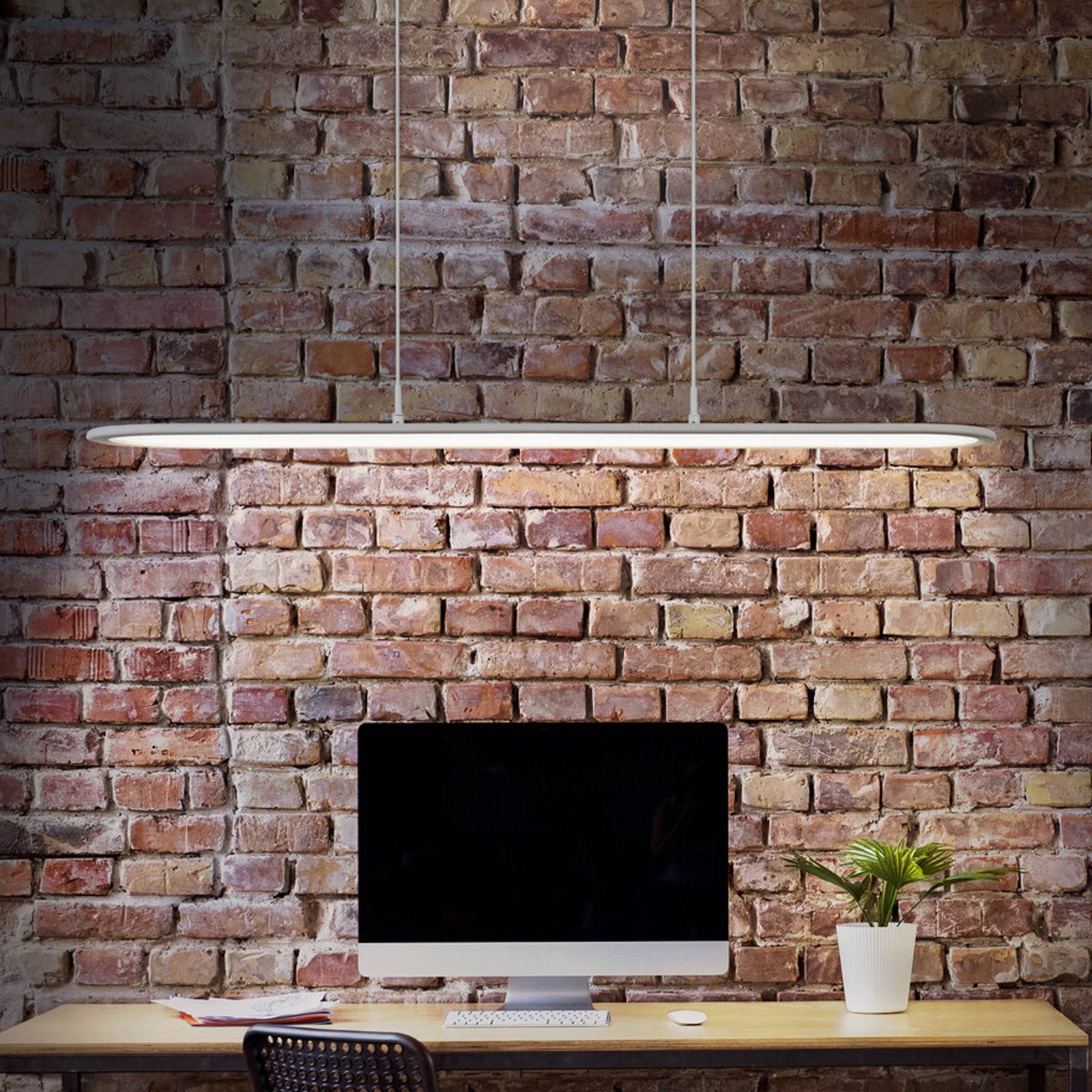 OSRAM LED závesné svietidlo Office line Panel Ellipse biela 940 stmievateľné OSRAM LED závesné svietidlo Office line Panel Ellipse biela 940 stmievateľné